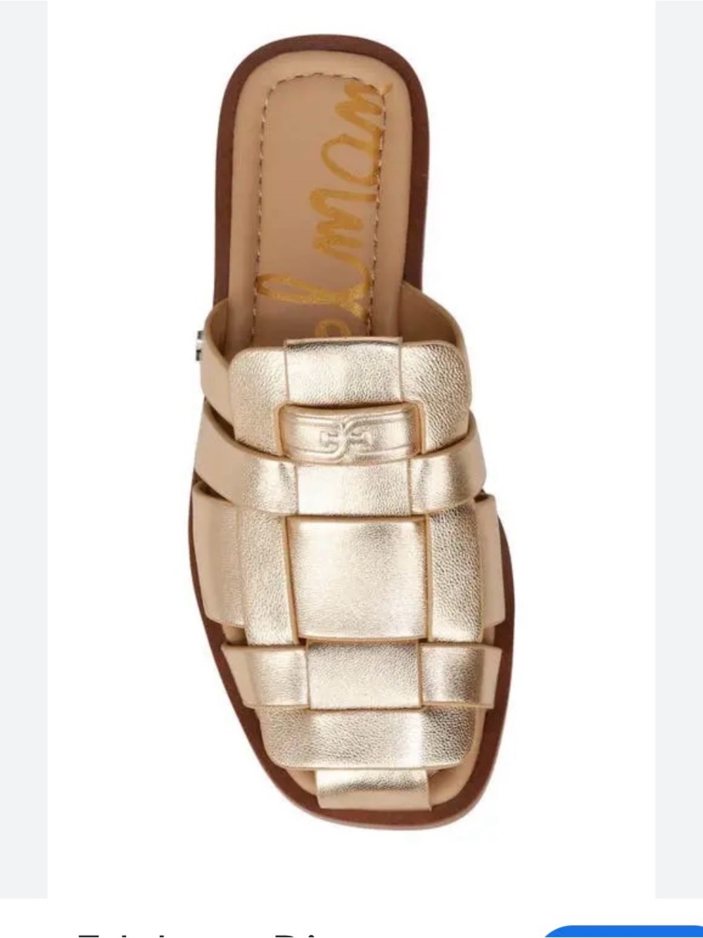 Sam Edelman Dina Fisherman Mules Sandals size 9.5  / 40